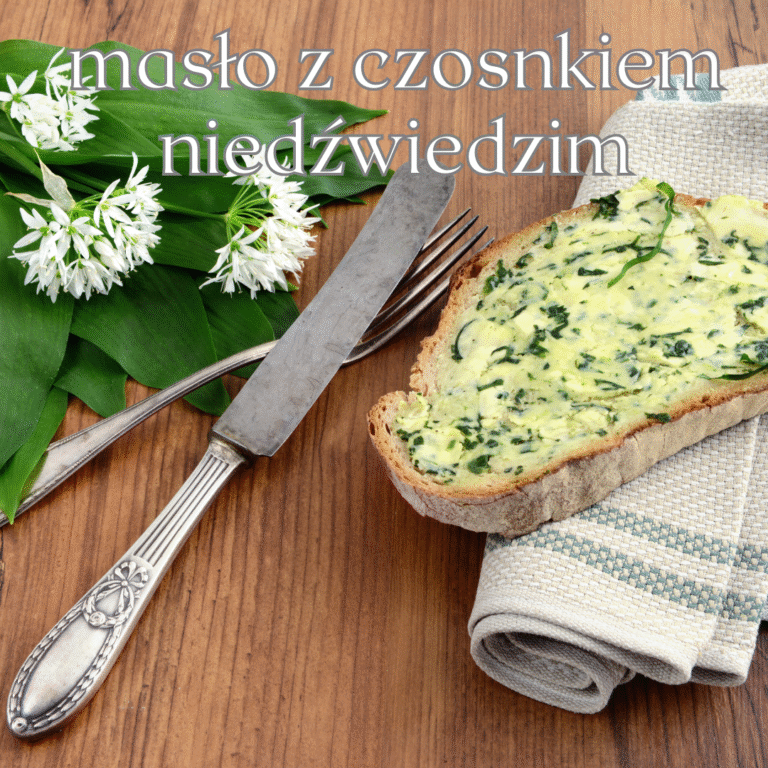 Masło z czosnkiem niedźwiedzim