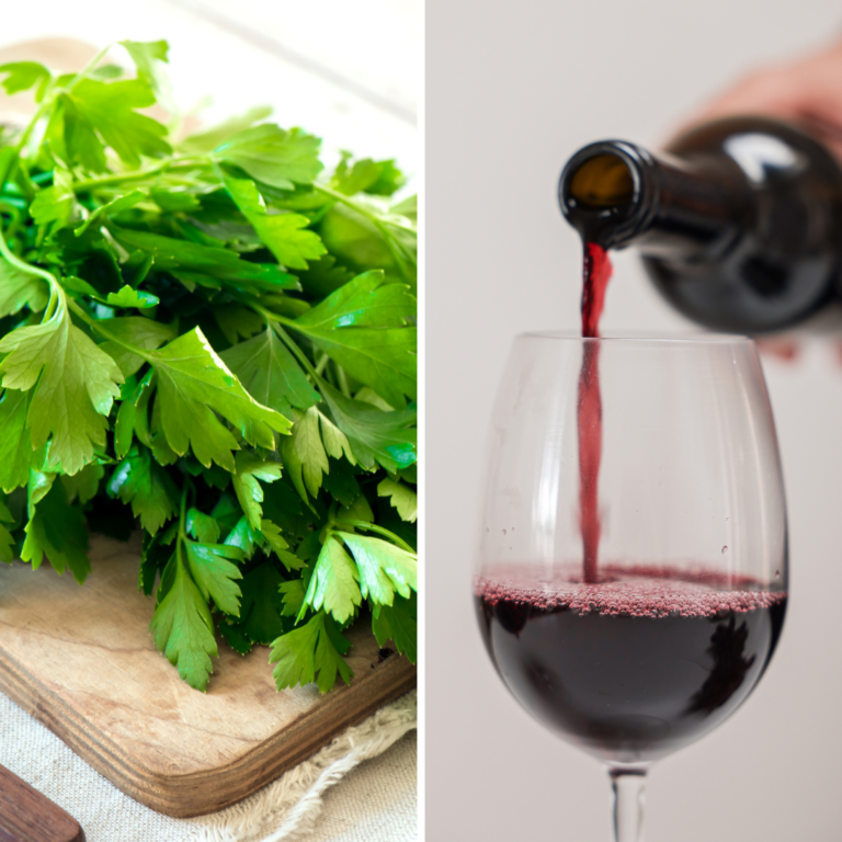 Wino z zieloną pietruszką św.Hildegardy
