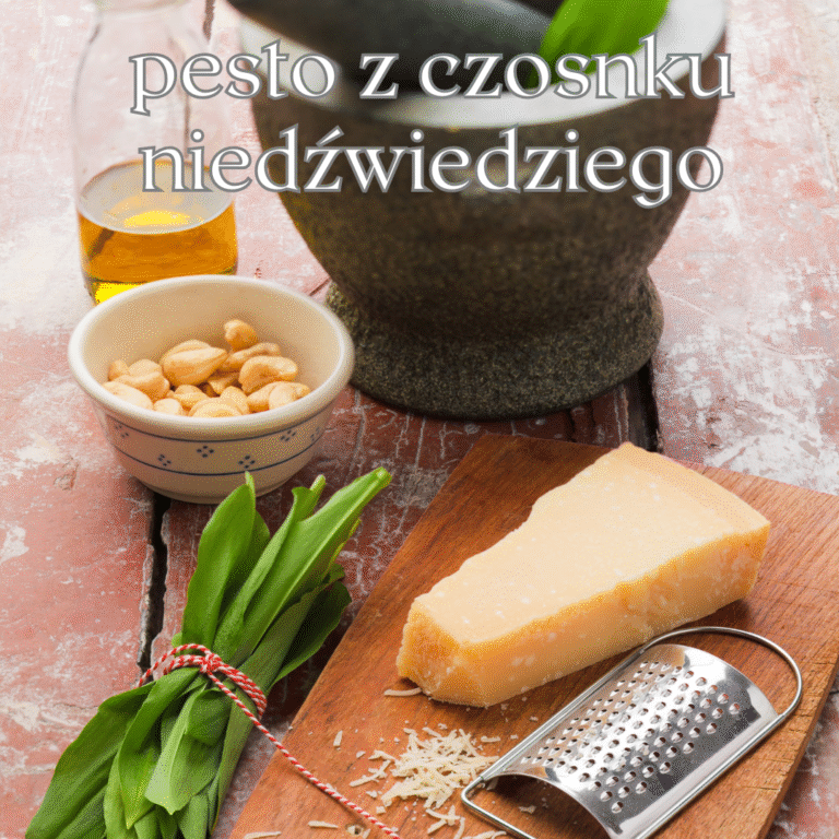 Pesto z czosnku niedźwiedziego